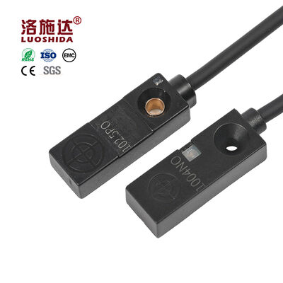 Q10 DC Non-Flash NPN/PNP NO/NC Square Inductive Proximity Sensor with 2m Cable Screw Mounting Position Detection